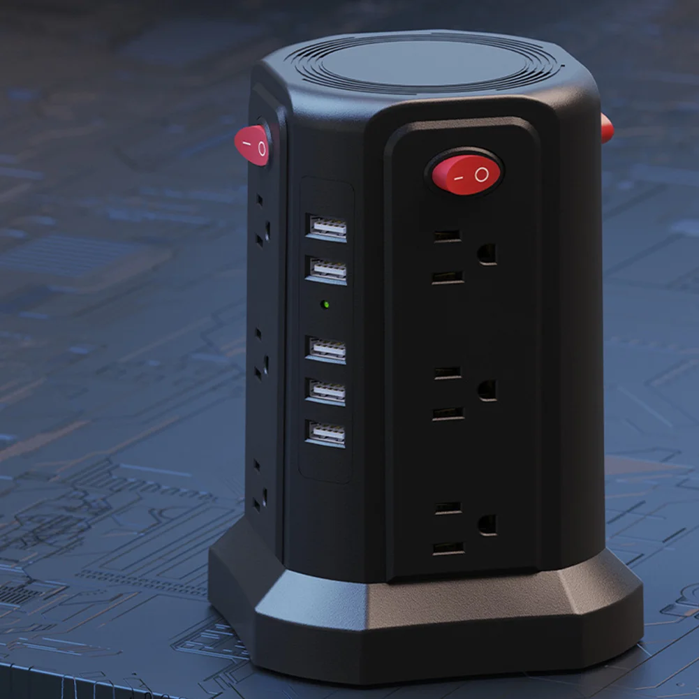 Удлинитель с 5 USB-разъемами 1250 Вт 10 А 1 8 м