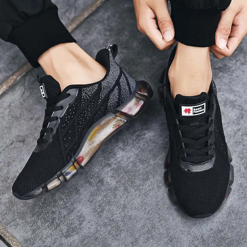 

Snacker New Men's Running Sneakers Rubber Bottom Children's Sports Shoes Hombr Men's White Sneakers Men Sport Shoes 2022 Tennis