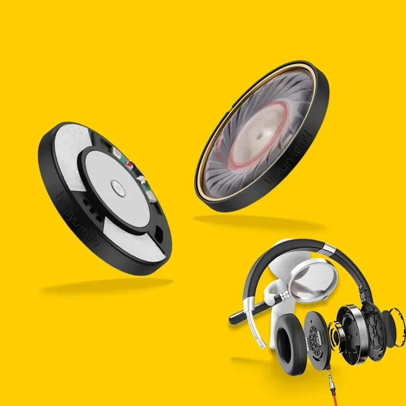 HJ40 высокое качество 320 Ом 40 мм полнодиапазонный магнитный динамик для наушников