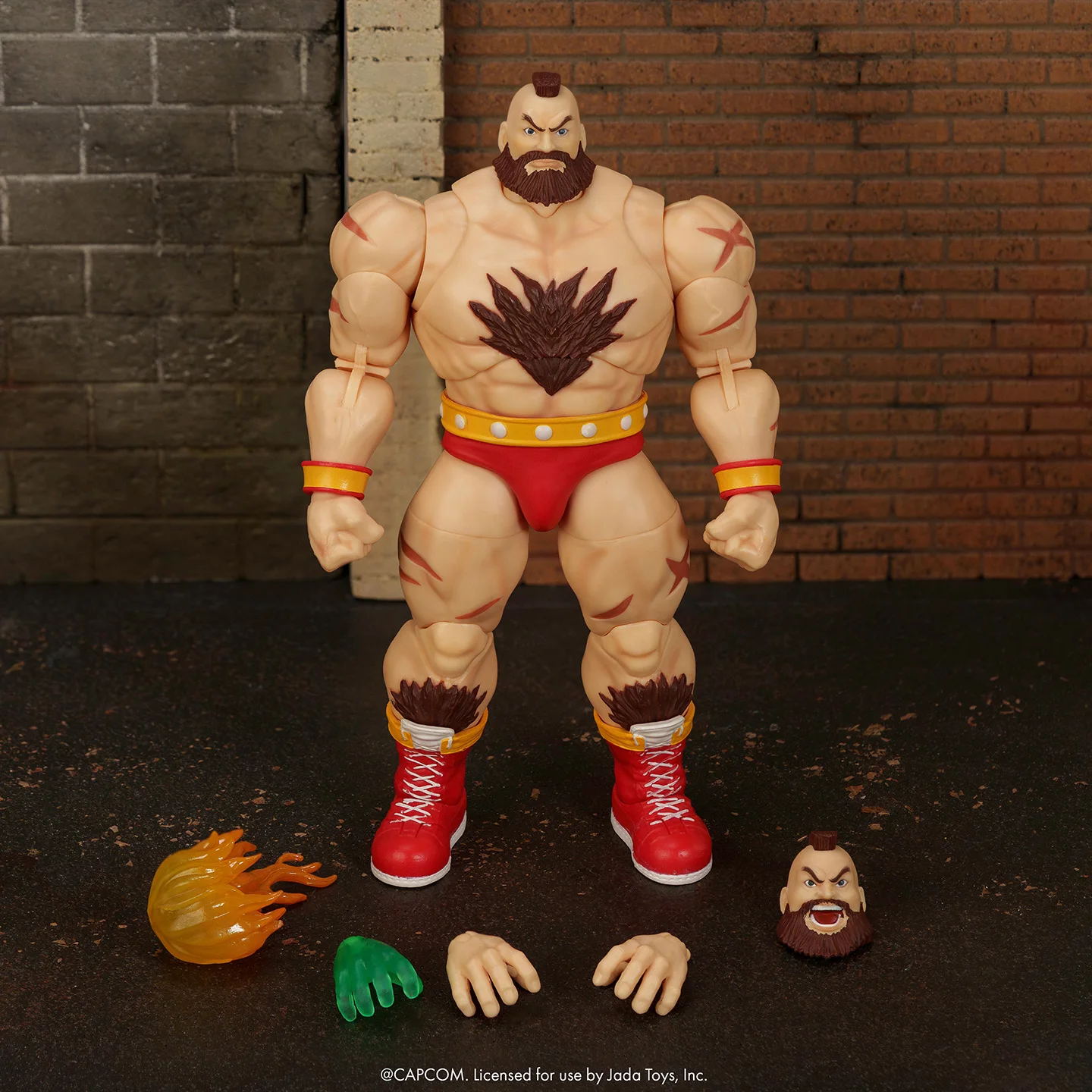 Фигурка Jada 1:12 Street Fighter Zangief Wave 5 – Культовый рестлер «Красный Циклон» с премиальной артикуляцией JD35742 (art.: 3920db42e2624) - 3920db42e2624