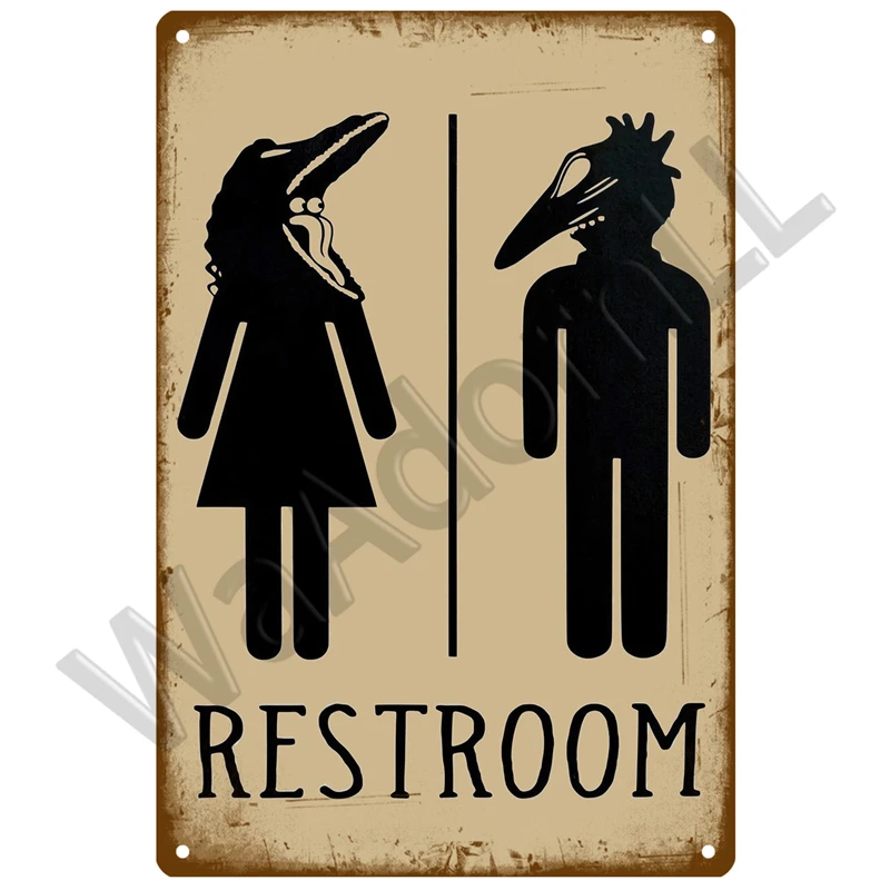 

Винтажная металлическая вывеска для дома