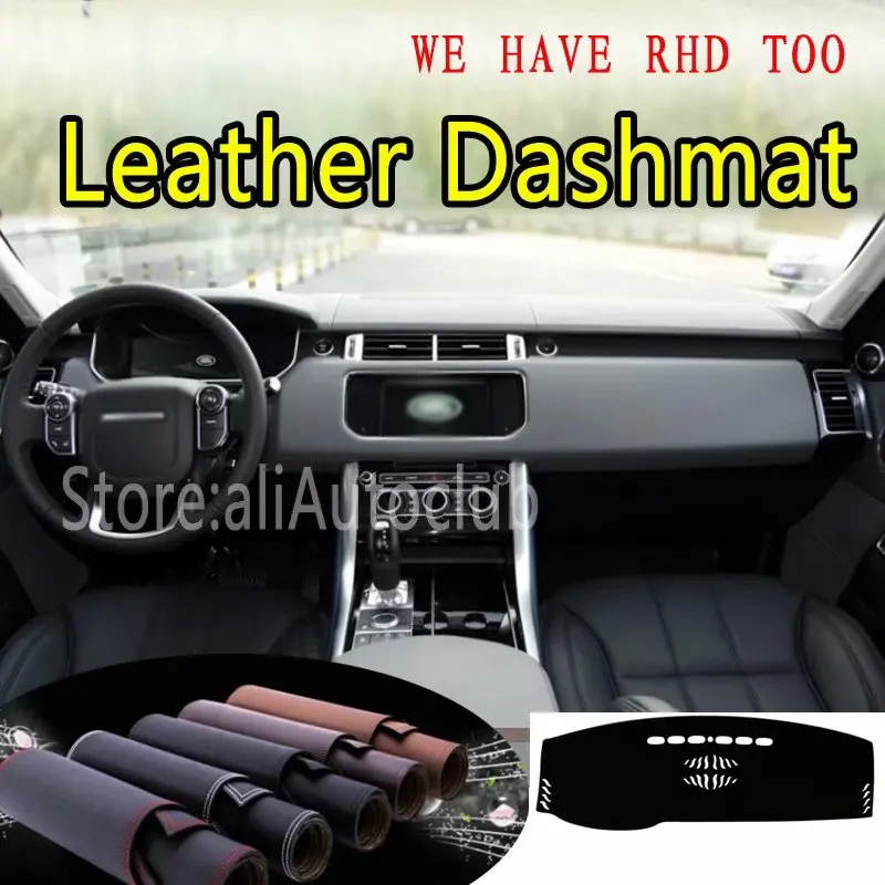 

For Land Rover Discovery5 Range Rover Sport 2 2017-2019 Leather Dashmat Dashboard Cover Dash Carpet Custom Car Styling Lhd+rhd