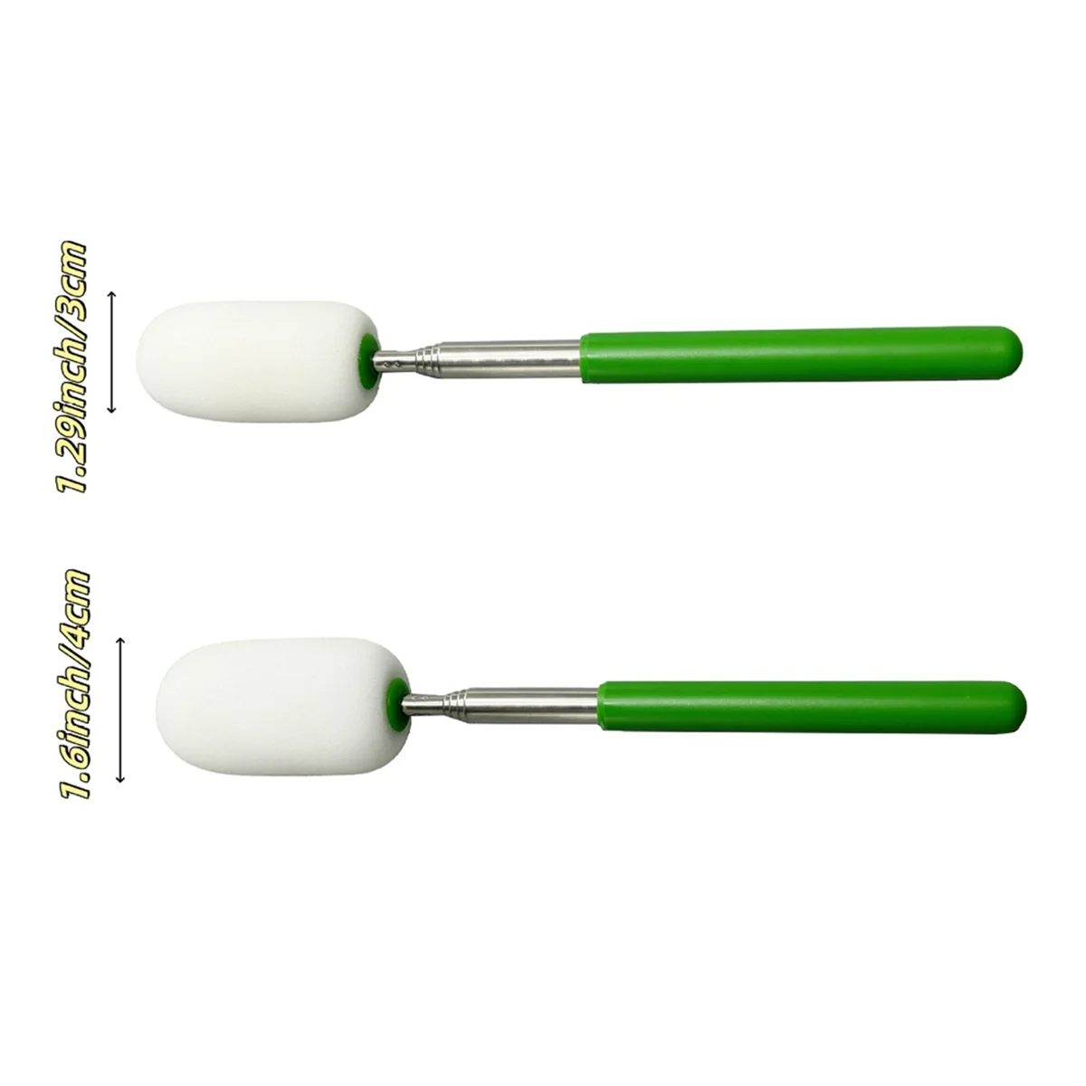 2 шт. телескопическая губка на палочке держатель для губки керамической