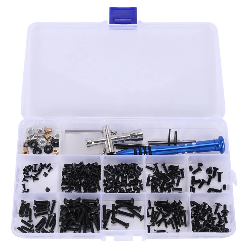 M2 M2.5 M3 винт для Wltoys 144001 1/14 RC автомобильные запасные части винты с плоской головкой