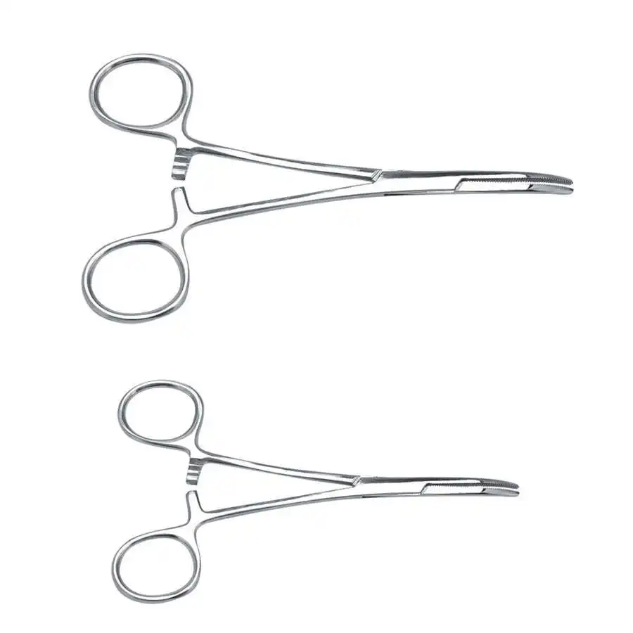 

Ear Pet Stainless Curved Pliers Cleaning Elbow Plucking Steel Tip Pet Pet Cat Dog Supplies Tweezers Hair Clamp