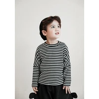 criscky autumn childrens basic t shirts long sleeve baby kids boys fashionable new striped boys cotton casual tops t shirts