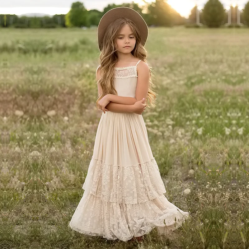 Детские выпускные платья для девочек 2022 детские длинные одежда подростков