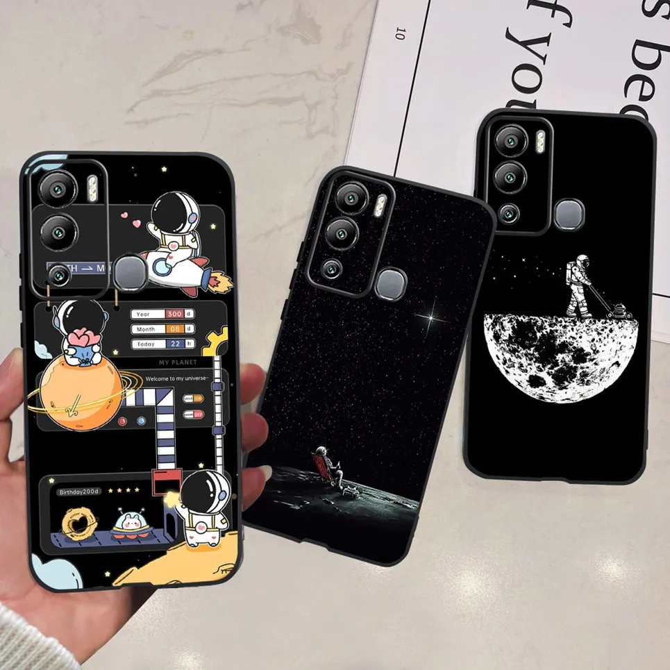 Для Infinix Hot 20 4G 20I 20S Play чехол Модная Мягкая силиконовая задняя крышка телефона из