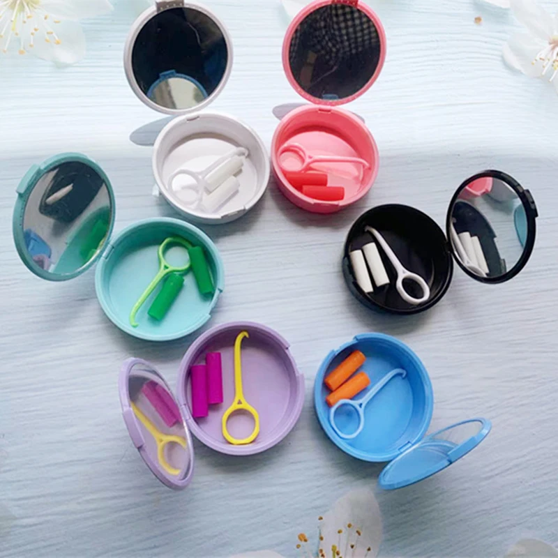 

Portable Dental Orthodontic Retainer Box With Mirror Braces Extractor Small Brush Bite Hose Combo Set Dental Oral Care