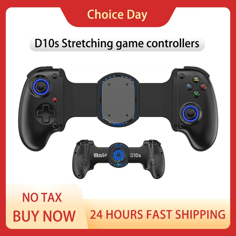 D10s контроллер игры Telescópico с Luz RGB геймпад для телемодана турбо giroscol de 6 Eixos вибрация