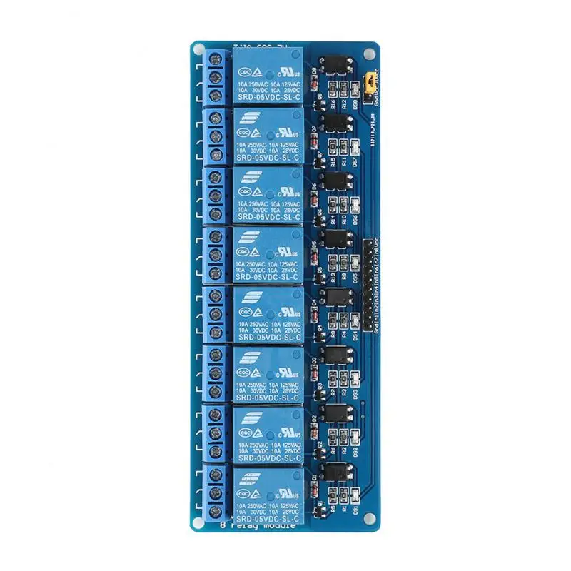 

5v 12v 1 2 4 6 8 channel relay module with optocoupler Relay Output 1 2 4 6 8 way relay module for arduino In stock