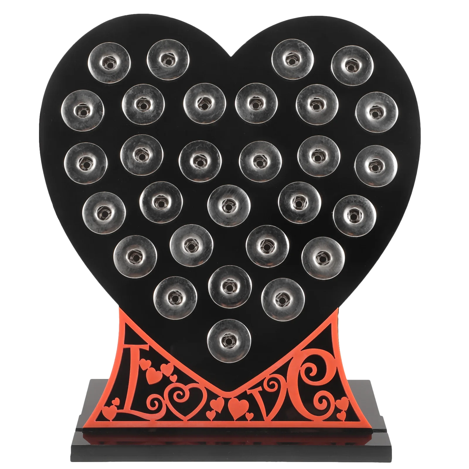 

Button Board Display Rack Holder Buttons Storage Organizer Jewelry Metal Selling