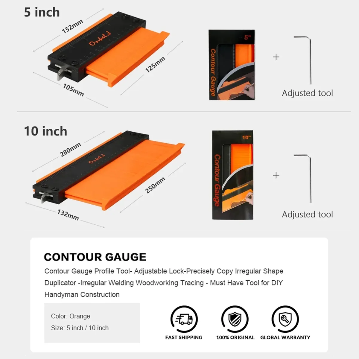 

Shaping Edge Gauge Shaper Wood Measure Ruler Laminate Tiles Gauge Laminate Tile Contour Measuring Ruler Alloy Contour Gauge