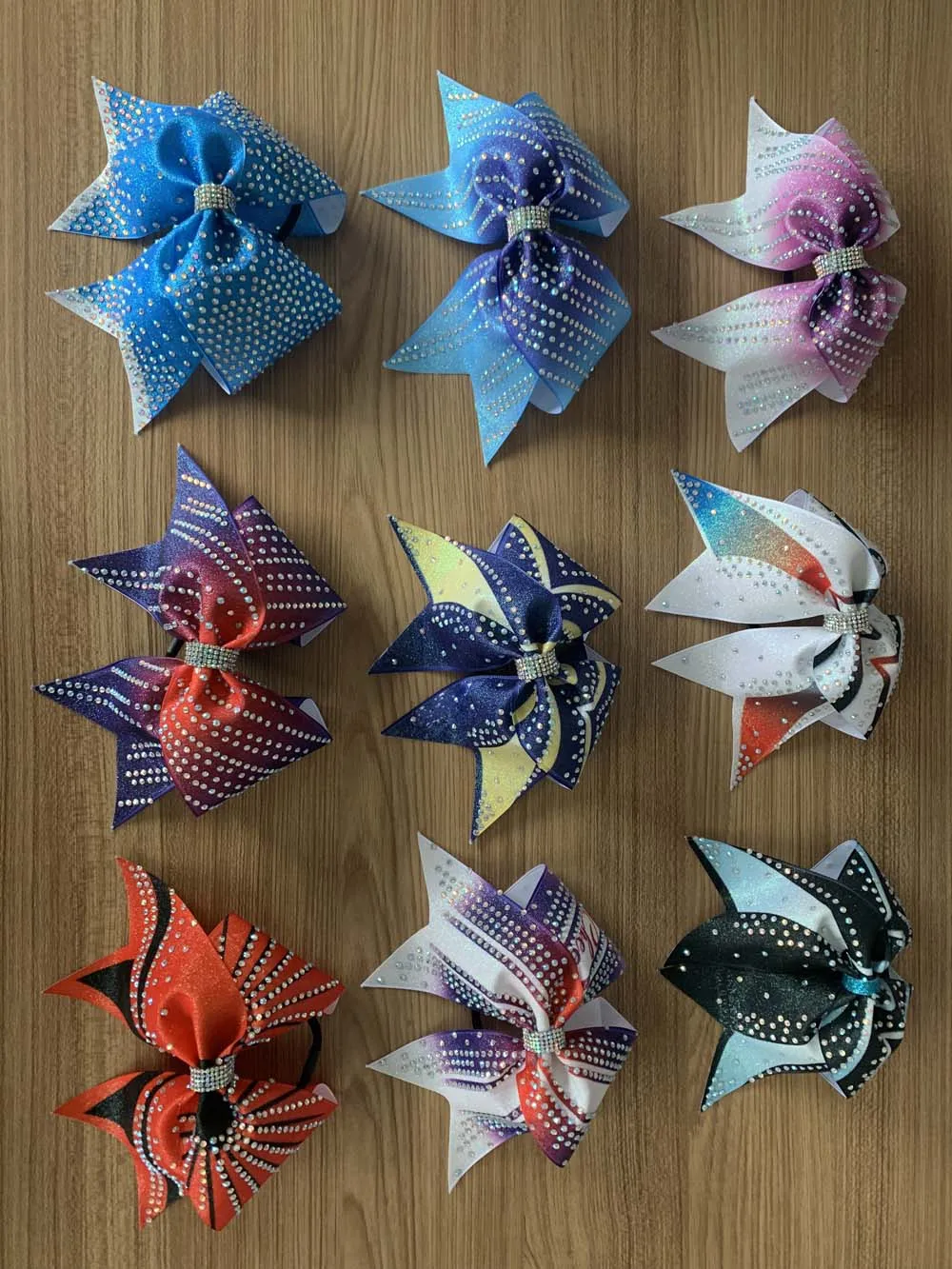 

High Performance Gynamstic cheerlading hairbow 36 pieces