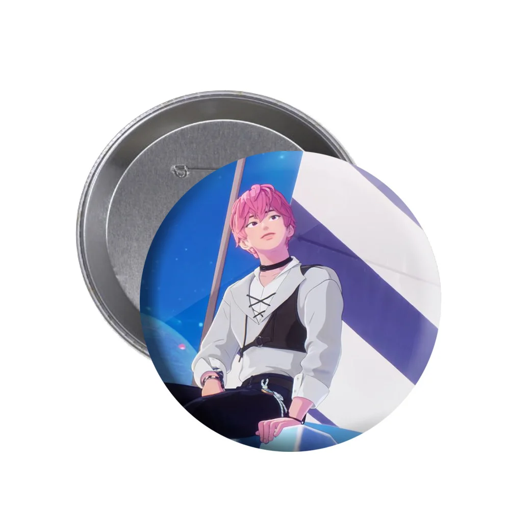 Kpop PLAVE HD брошь с принтом звезды окружающие аксессуары YEJUN NOAH BAMBY EUNHO HAMIN значок