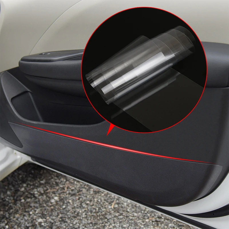 

Car Rhino Skin Protective Film Car Bumper Hood Paint Protection Stickers Anti Scratch Clear Transparent Film Auto Accessories