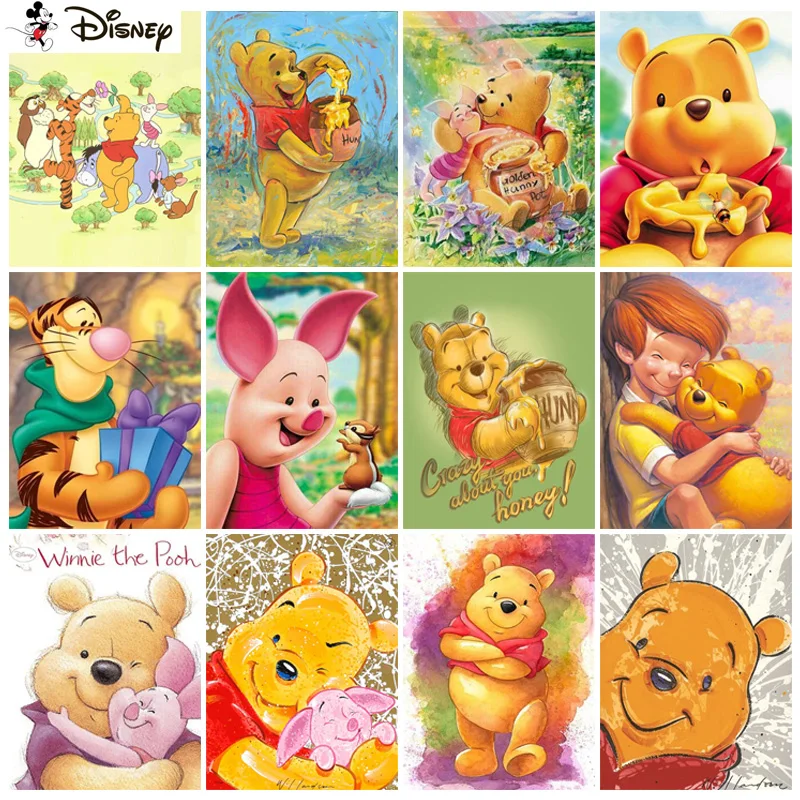 

Алмазная картина «Винни-Пух» из мультфильма «Стразы»