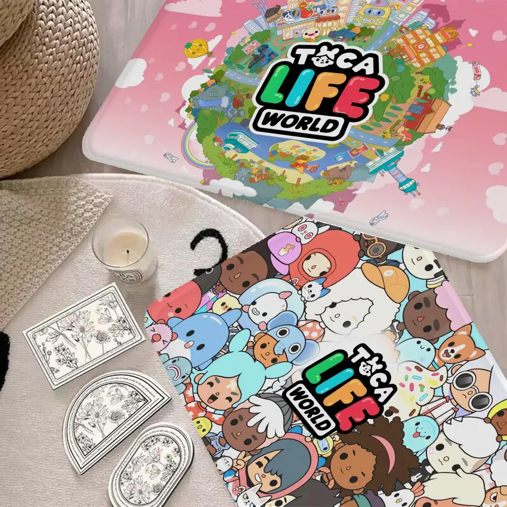 Напольный коврик Toca Mouth Life World для ванной в скандинавском стиле домашний туалета