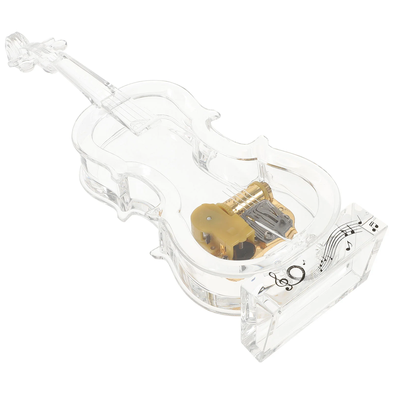 

Box Violin Musical Mini Ornament Boxes Instrument Kid Acrlicup Classical Wind Gift Acrylic Clear Decor Model Birthday Wedding