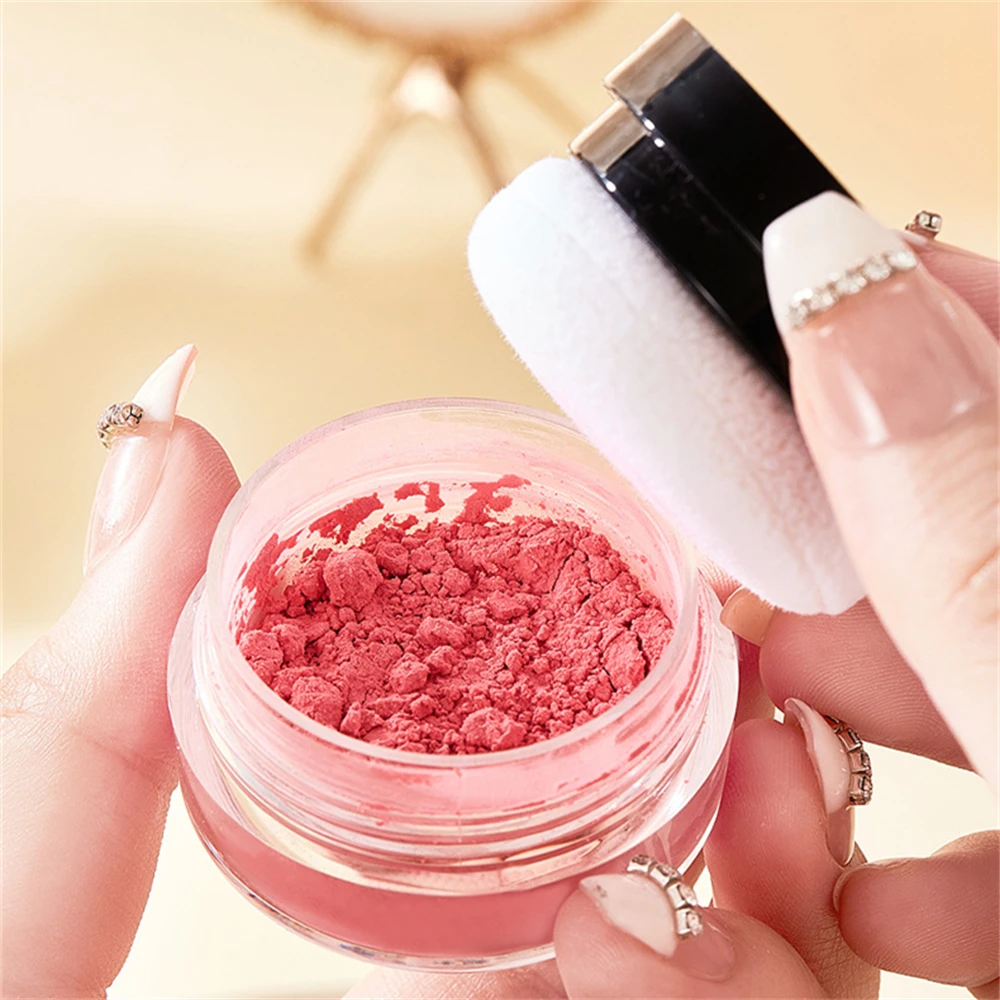 Румяна для путешествий Мягкая воздушная подушка макияжа искусственный стойкий