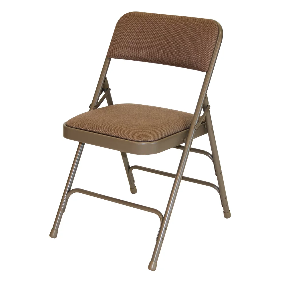 

Chair - Rhino Fabric Padded Metal Folding w/Triple Brace Quad Hinge - Beige (4/Box)