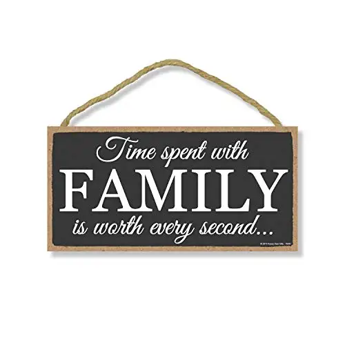 Подарки Honey Dew, семейный знак, время, потраченное вместе с семьей, стоит каждого секунды подвесного деревянного знака, украшение для дома