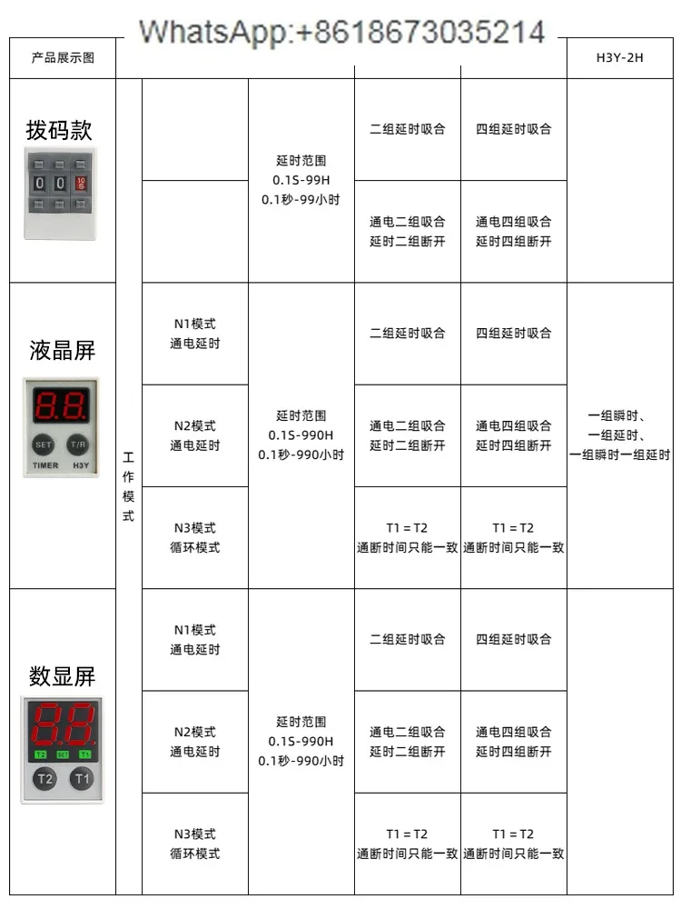 H3Y-2 4 реле задержки маленькое времени электронный цифровой дисплей 220 В включение