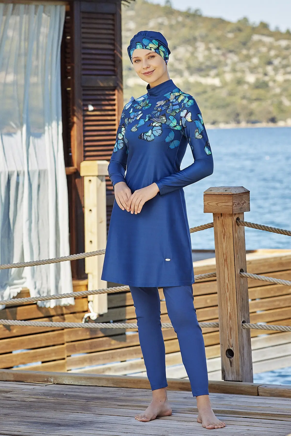 

Новые мусульманские купальники из Буркини, скромная летняя одежда, купальный хиджаб с длинным рукавом, спортивный Мусульманский купальник,...