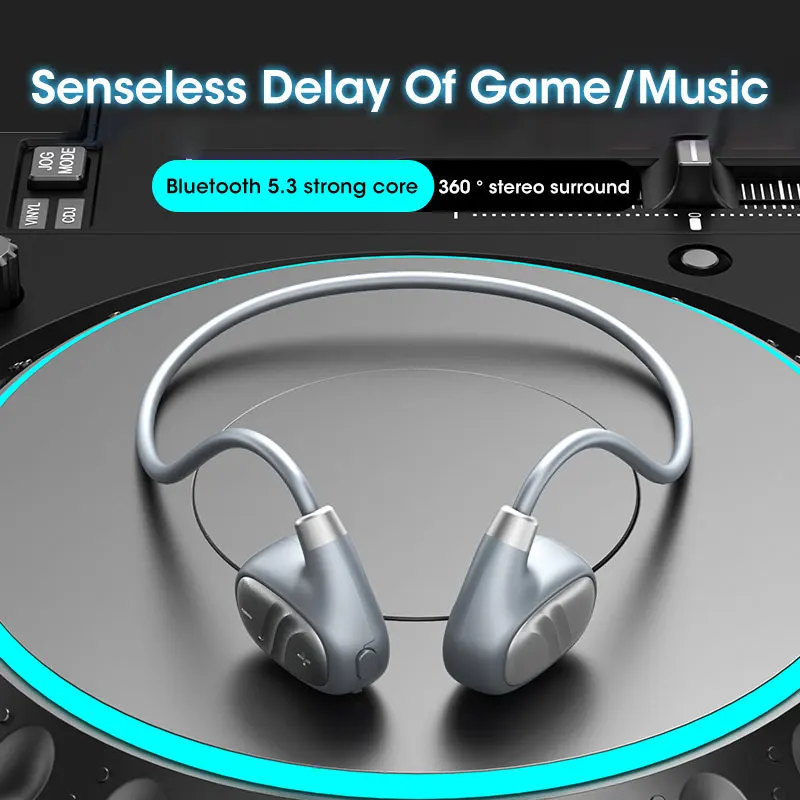 

Беспроводные наушники-вкладыши с воздушной проводимостью, игровая гарнитура без вкладышей, беспроводная гарнитура с защитой от пота, Спорт...