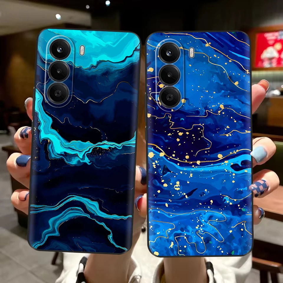 Фото Чехол для телефона Oneplus Nord CE6 Lite, мягкий TPU, модный чехол с цветочным и мультяшным принтом для Oneplus Nord CE 6 Lite, защитный корпус. №3