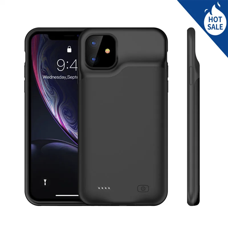 

Чехол для телефона с зарядным устройством для iPhone 12 12mini 12Pro 12Promax SE2020, ультратонкий 5000-6999 мАч, чехол для зарядки аккумулятора, внешний аккумул...