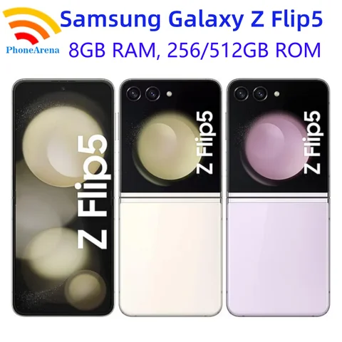 Смартфон Samsung Galaxy Z Flip5, 8/256ГБ, 8/512ГБ, global, Б/у