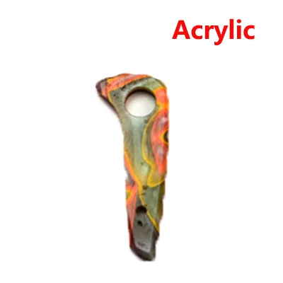 

Складной нож G10, ручка из акрилового материала для спины позвоночника, прокладка для спины, для Spyderco C81 военизированного типа 2, защитное лезвие для самостоятельной сборки