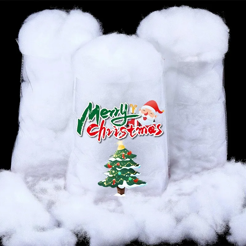 

Christmas Fake Snow Artificial Snow Blanket Cotton Fluffy Lightweight Indoor Snow Christmas Tree Village Display Winter Decor