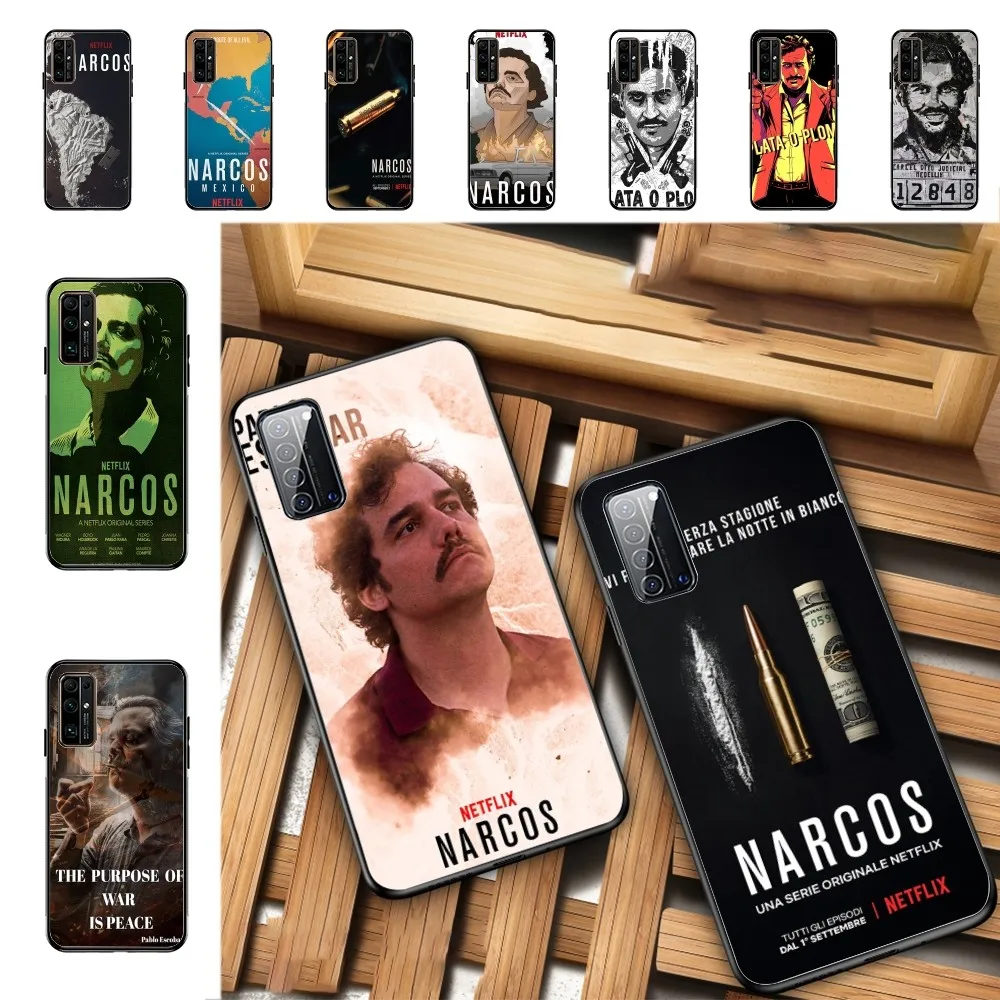 Чехол для телефона Narcos Huawei Honor 10 lite 9 20 7A 9X 30 50 60 70 pro plus мягкий силиконовый чехол