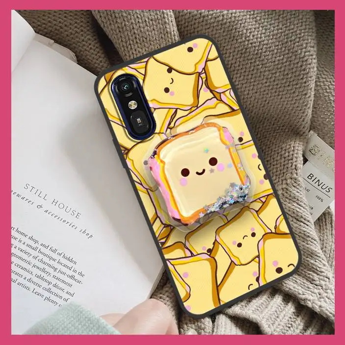 Мягкий чехол милый для телефона Fujitsu A401FC/RakuRaku A401FC/MR01 защитная прочная задняя