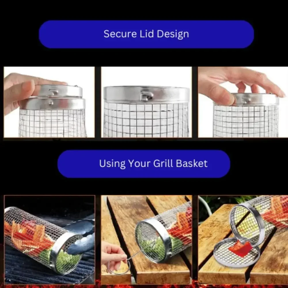 Уличная тележка для инструментов барбекю из нержавеющей стали с грилем овощей