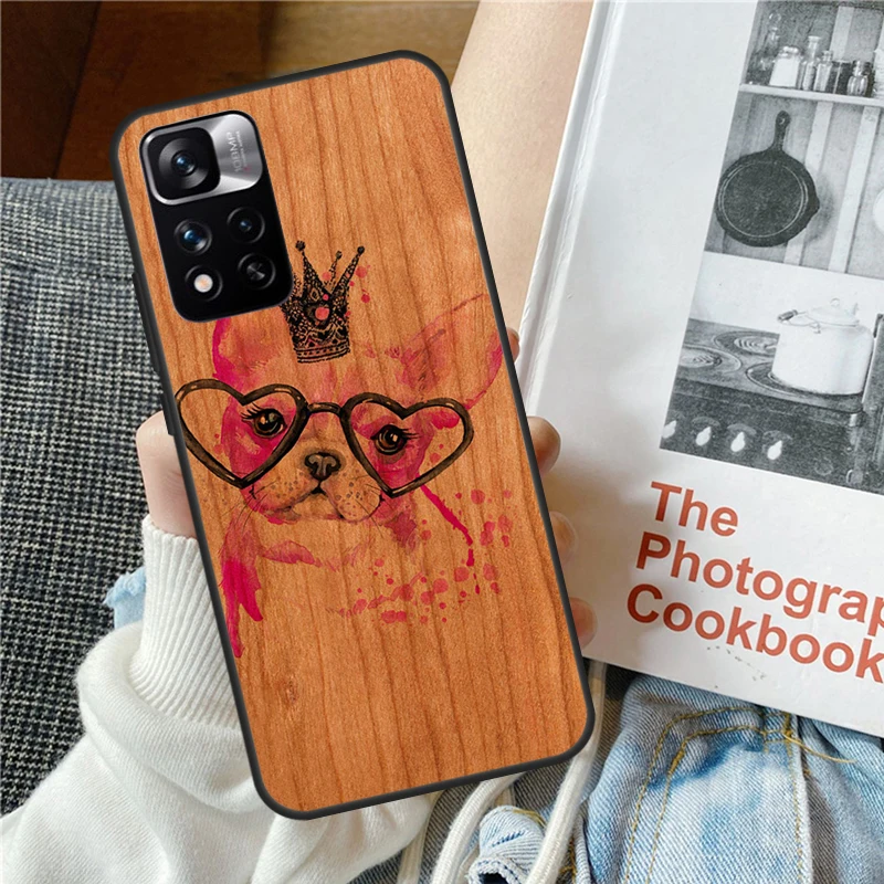 Deer Lion Elephant Wood Animal For Redmi Note 11 Pro Case For Xiaomi Redmi Note 10 Pro 8 9 8T 9S 10S 9A 9C 9T Phone Cover images - 6