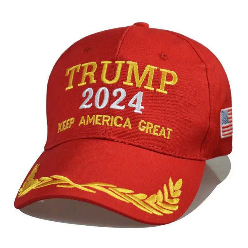 

Baseball Kag Usa Keep America Great Again Red Gold3-dr Maga Cap Trump 2024 Hat