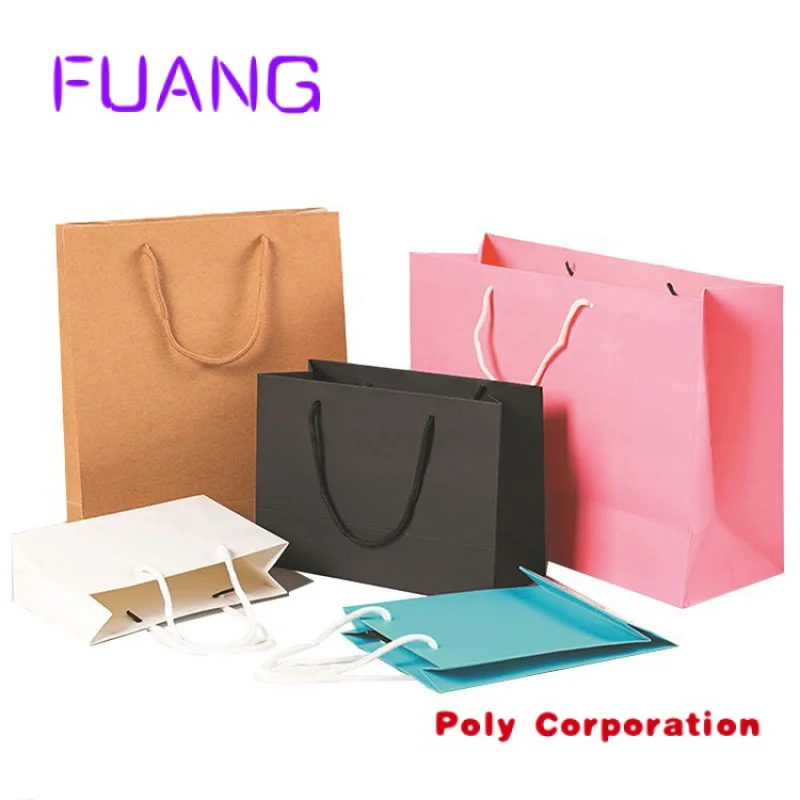 6 x 11 10*10 10 incs custom logo hand finished kraft paper bag food packing shopping gift packaging bag with flower seeds