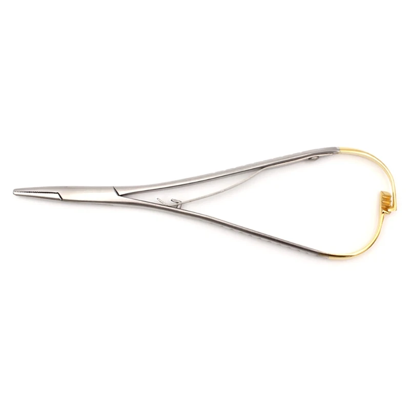 

Standard Dental Needle Holder Tweezers, Orthodontic Instrument, Dentistry Product Stainless Steel Mathieu Needle Holder