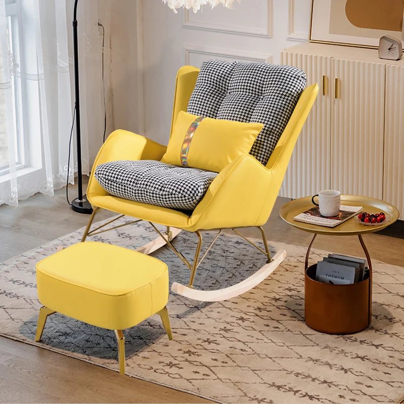 

Современное минималистичное кресло-качалка в скандинавском стиле, кресло-качалка для отдыха, кресло для отдыха, для гостиной, для сна, выбор интернет-знаменитостей