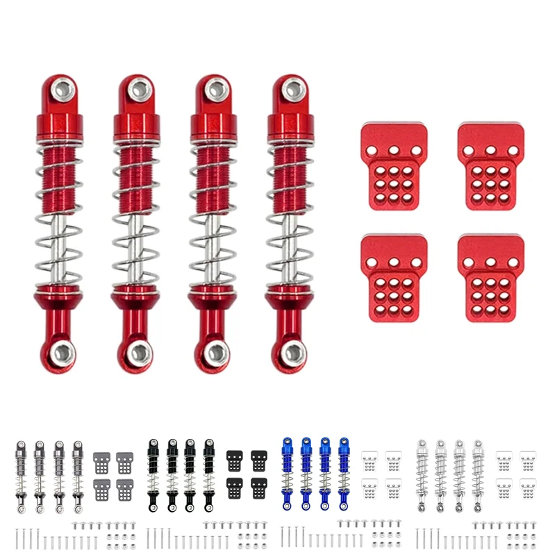 

MN D90 MN99S WPL C14 C24 Metal Shock Absorber and Extended Mount Seat RC Car Upgrades Parts Accessories