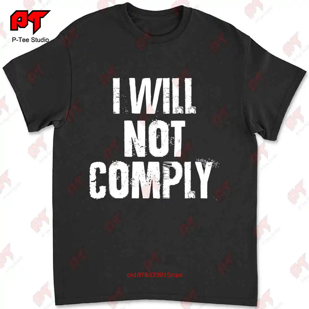 Футболка PEDRAZA Я не буду отвечать требованиям вакцины Джо биден Хлопок