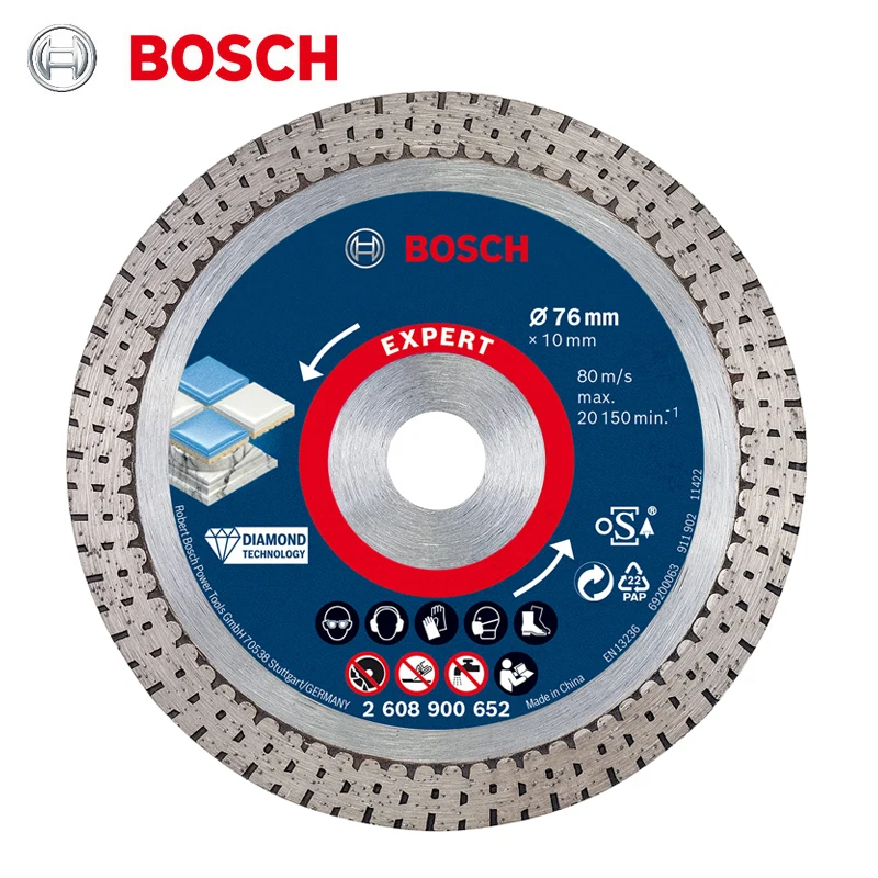 

Алмазный диск Bosch Professional Expert 76 мм для твердой плитки
