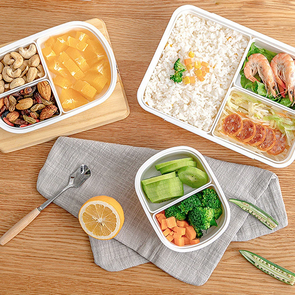 Compartment Fruit Box Portable Food Plastic Bento Sealing Container |