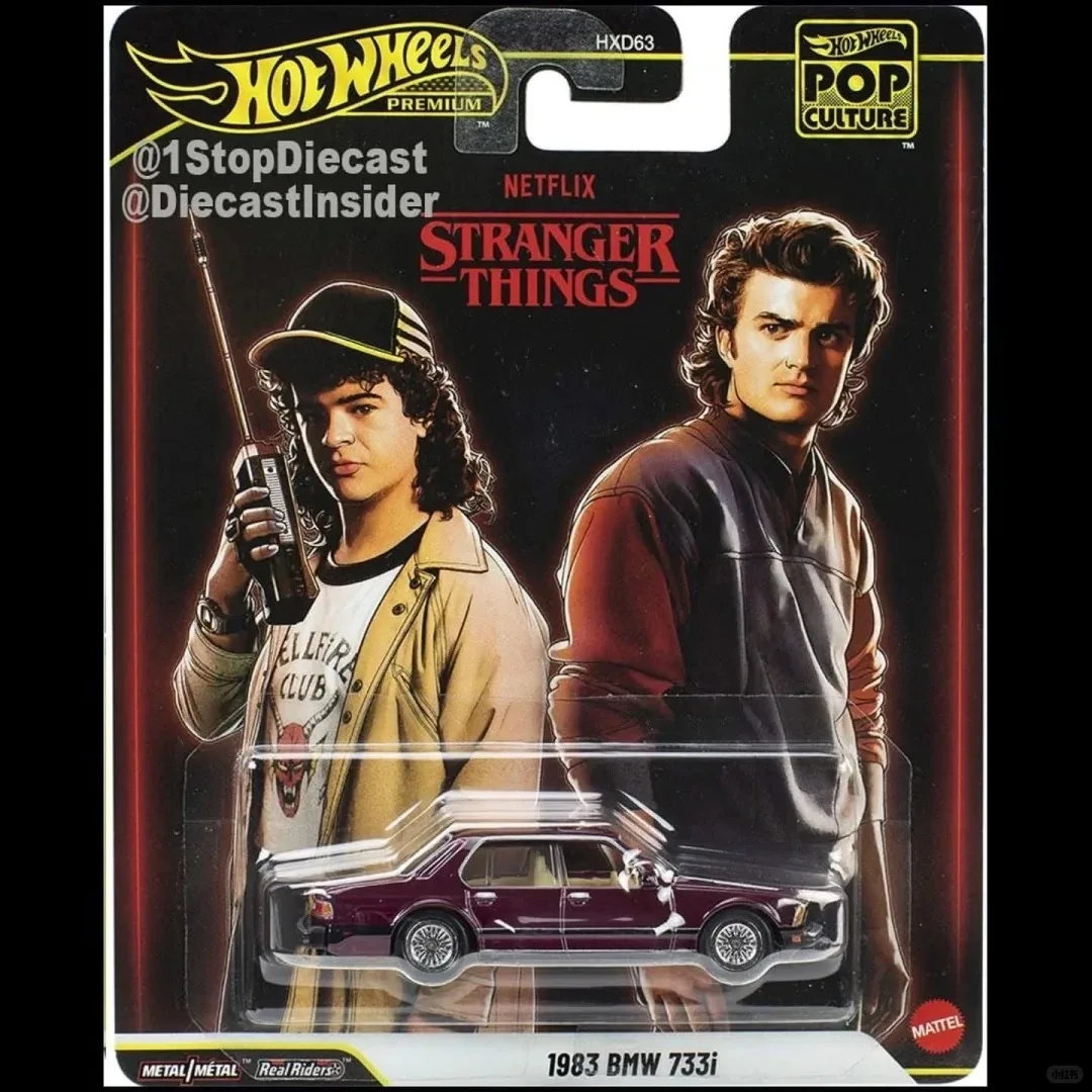 Фото Hot Wheels Hxd63 Развлекательная культура серии игрушек-Nissan Gtr Godzilla Stranger Things BMW Lincoln Alloy Car-Cast Gift №2