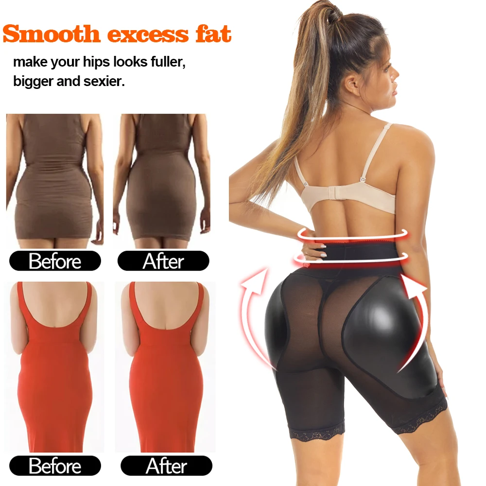 LANFEI Women Body Shaper Butt Lifter Control Panties Midel Waist Hip Enhancer Push Up Big Fake Ass Sexy Mesh Body Shapewear