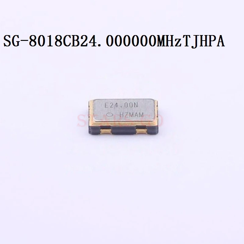 10PCS/100PCS 5032 24MHz 5032 4P SMD 1.8~3.3V 50ppm OE -40~+105℃ SG-8018CB 24.000000MHz TJHPA Pre-programmed Oscillators