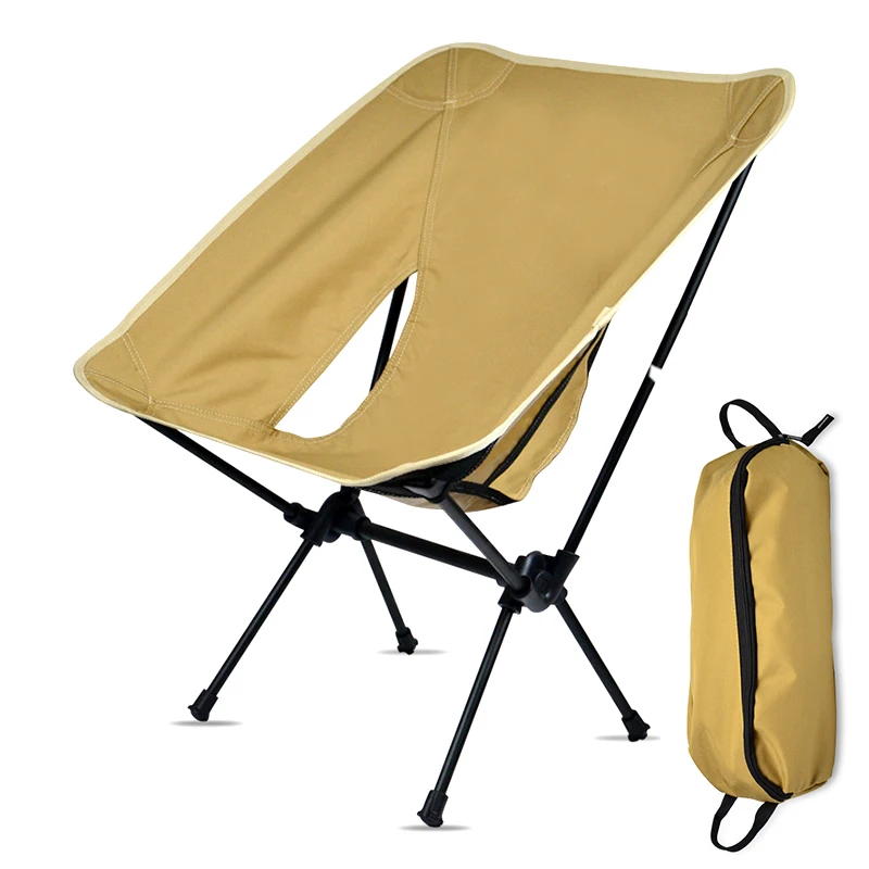 Ultralight Camping Fishing Picnic Chair Outdoor Folding Aluminum Chair Leisure Portable Beach Chair Seat for Ravel